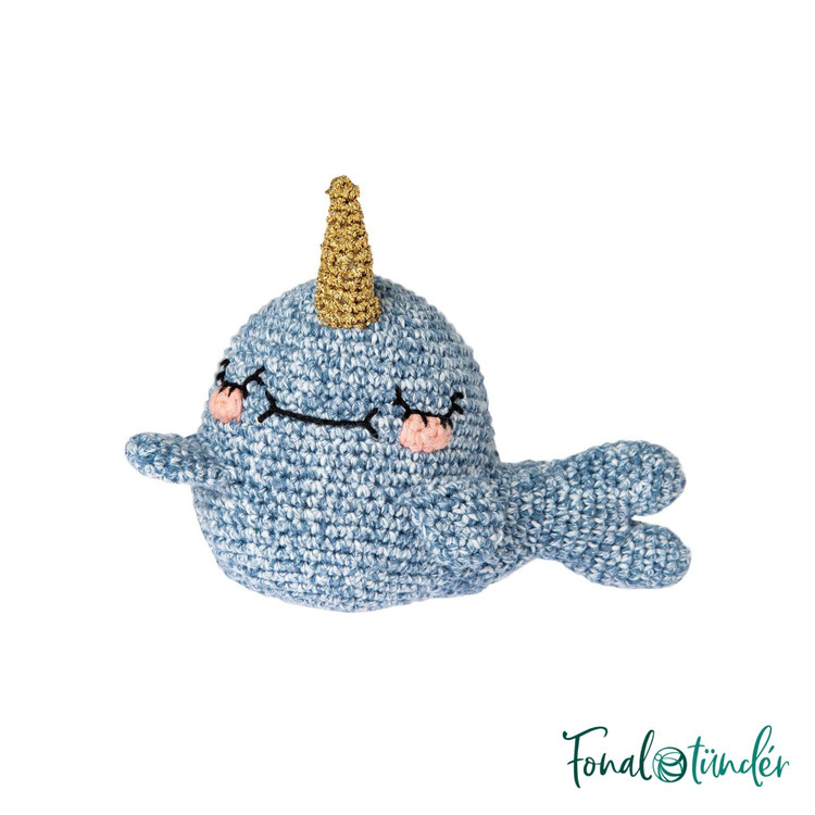 Ricorumi Animals - Narvál - amigurumi csomag