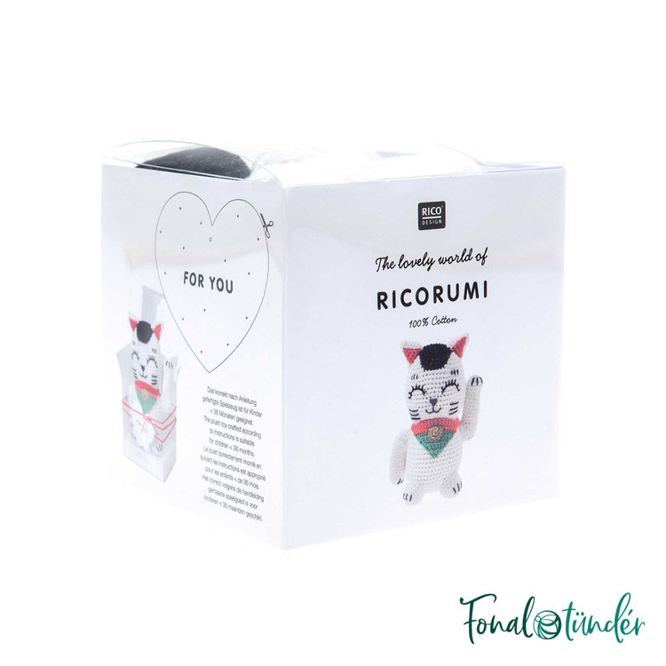 Ricorumi Animals - Lucky Cat - amigurumi csomag