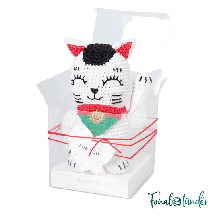 Ricorumi Amigurumi Box Lucky Cat - amigurumi csomag - macska