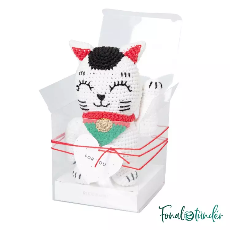 Ricorumi Amigurumi Box Lucky Cat - amigurumi csomag - macska