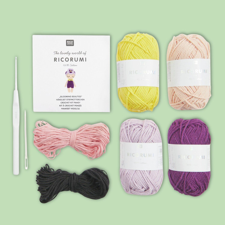 Ricorumi Blooming Beauties - Árvácska - amigurumi csomag