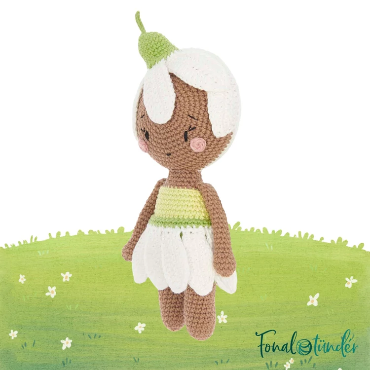 Ricorumi Amigurumi Box - Blooming Beauties - Snowdrop - Hóvirág amigurumi csomag