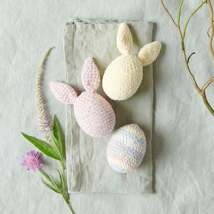 Ricorumi Nilli Easter Eggs Box - húsvéti amigurumi csomag - 6 gombolyag fonallal