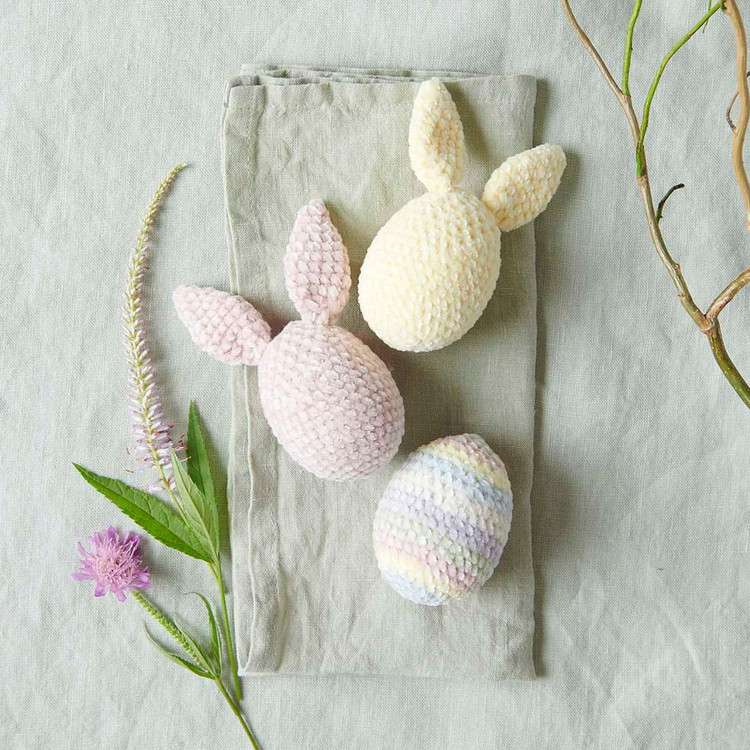 Ricorumi Húsvéti Díszek - pasztell - amigurumi csomag Ricorumi Húsvéti Díszek - pasztell - amigurumi csomag