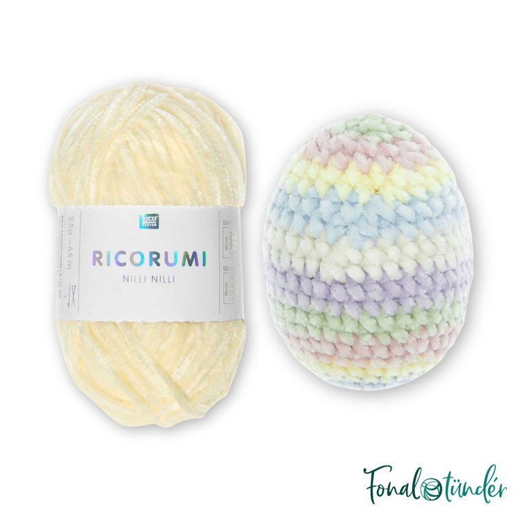 Ricorumi Húsvéti Díszek - pasztell - amigurumi csomag Ricorumi Húsvéti Díszek - pasztell - amigurumi csomag