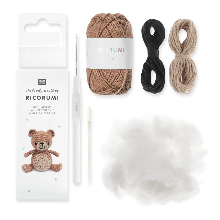 Ricorumi Amigurumi Box - Teddy Bear - macis amigurumi csomag
