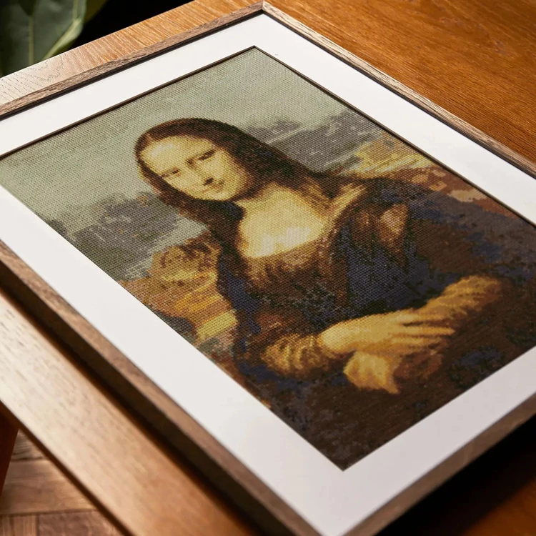 DMC Museum Collection - Mona Lisa - cross stitch set - keresztszemes hímző készlet
