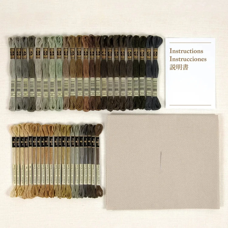 DMC Museum Collection - Mona Lisa - cross stitch set - keresztszemes hímző készlet