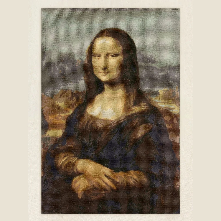 DMC Museum Collection - Mona Lisa - cross stitch set - keresztszemes hímző készlet