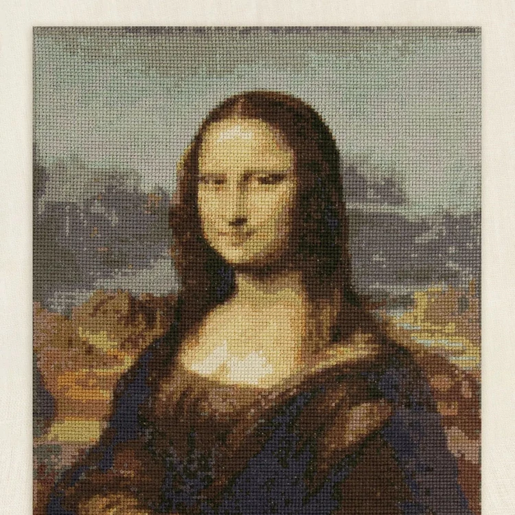 DMC Museum Collection - Mona Lisa - cross stitch set - keresztszemes hímző készlet