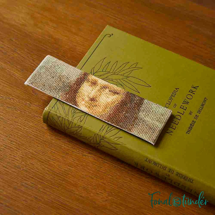 DMC - Mona Lisa - keresztszemes könyvjelző hímzés csomag