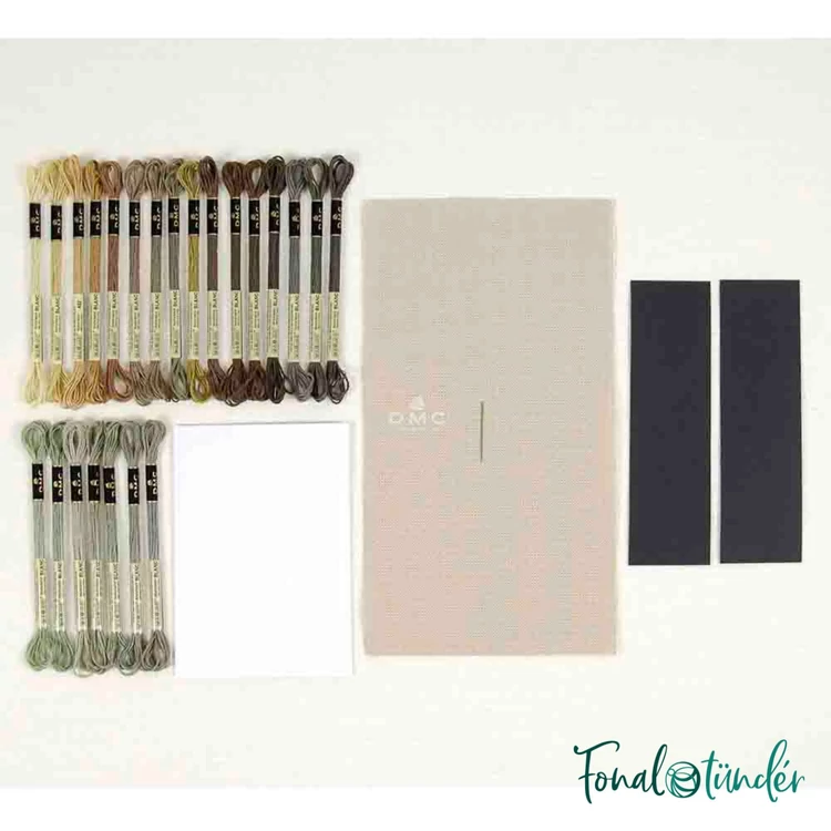 DMC - Mona Lisa cross stitch bookmark set - keresztszemes hímző készlet - 04