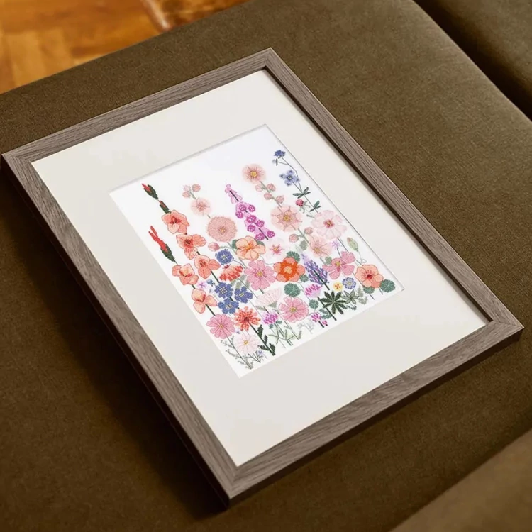 DMC - Climbing Flowers - cross stitch embroidery duo kit - keresztszemes hímző készlet