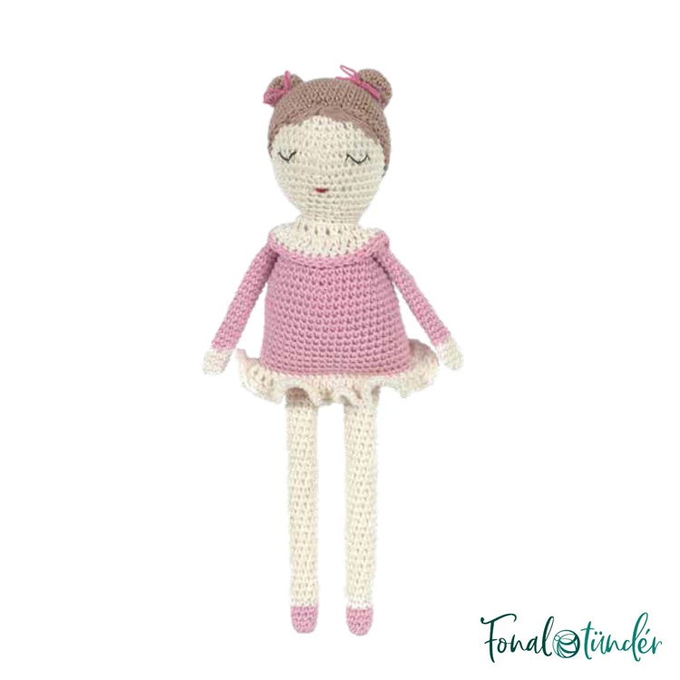Cynthia Baba - horgolásminta + fonal csomag - Cynthia Doll - crochet diy kit