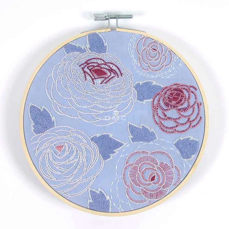 DMC - Ranunculus - embroidery kit - Boglárka virágcsokor - hímző készlet