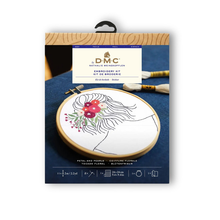DMC - Petal and Pearls - hímzés csomag