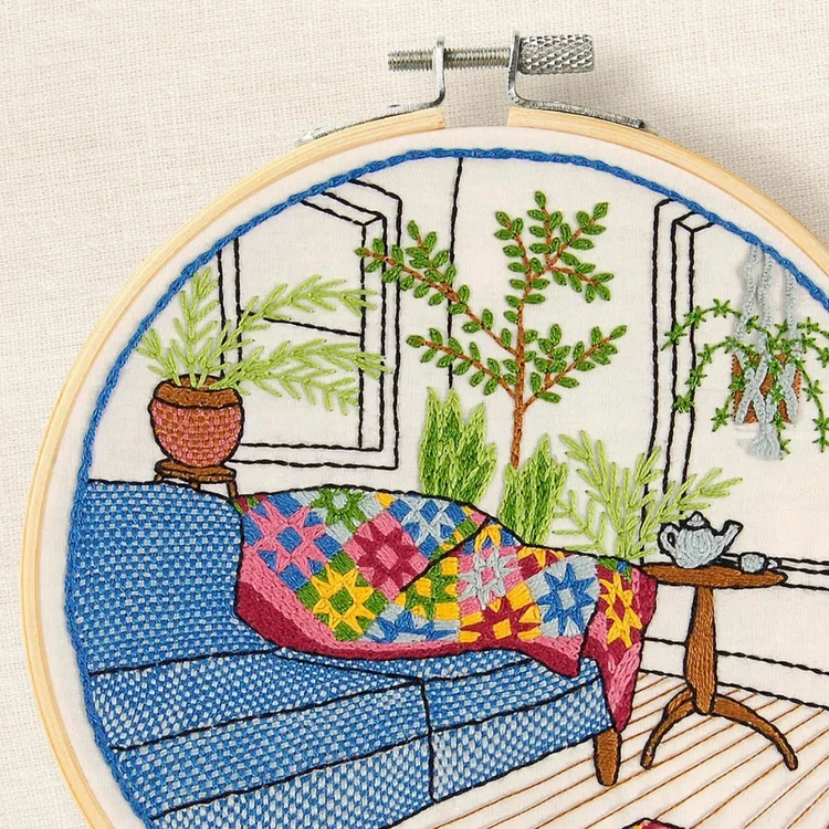 DMC - Winter Garden embroidery kit - Télikert - hímző készlet