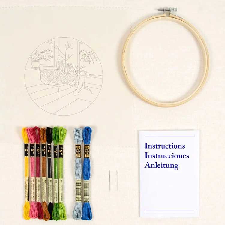 DMC - Winter Garden embroidery kit - Télikert - hímző készlet