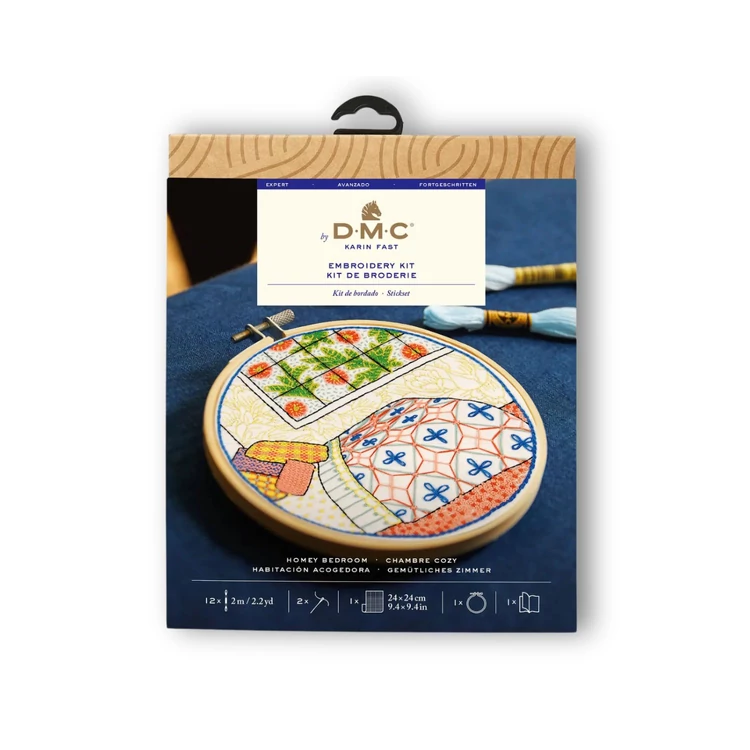 DMC - Homey Bedroom - embroidery kit - Hálószoba - hímző készlet