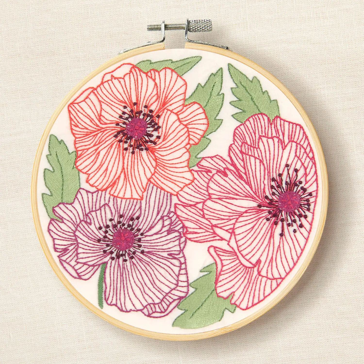DMC - Poppies - Pipacsok - hímzés csomag