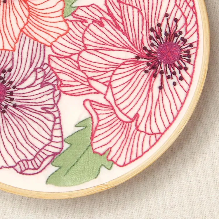 DMC - Poppies - embroidery kit - Pipacsok - hímző készlet