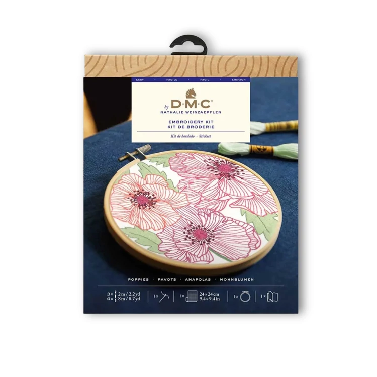 DMC - Poppies - embroidery kit - Pipacsok - hímző készlet