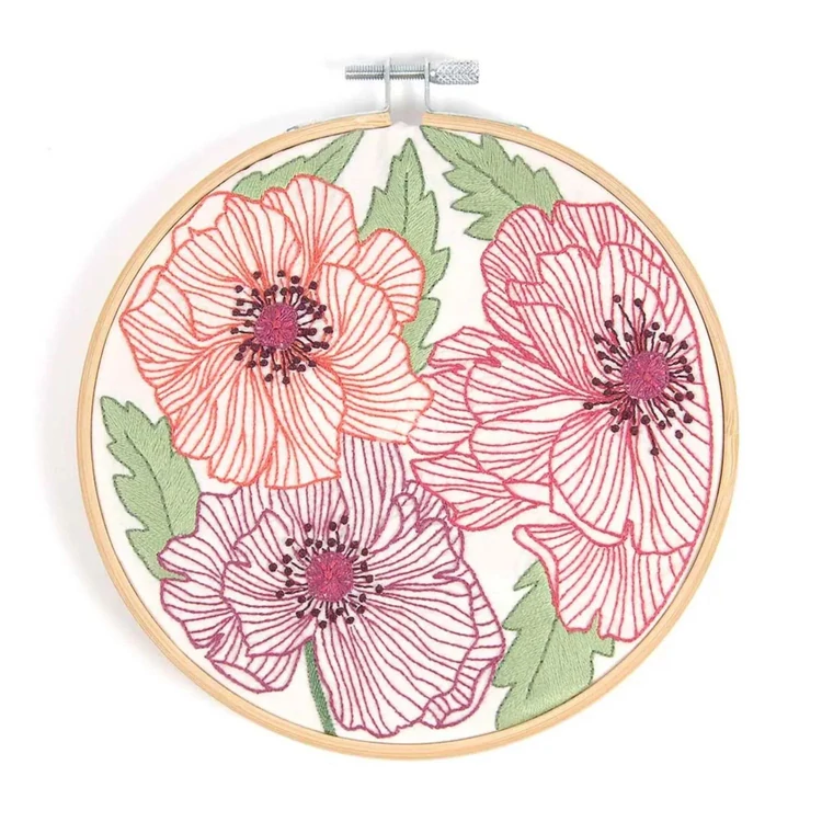DMC - Poppies - embroidery kit - Pipacsok - hímző készlet
