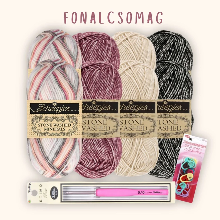 Stone Washed Minerals - Topáz fonalcsomag - Topaz Yarn Pack