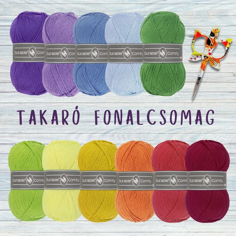 Scheepjes Durable Temperature Blanket- Yarn Pack - Hőmérséklet Takaró Fonalcsomag