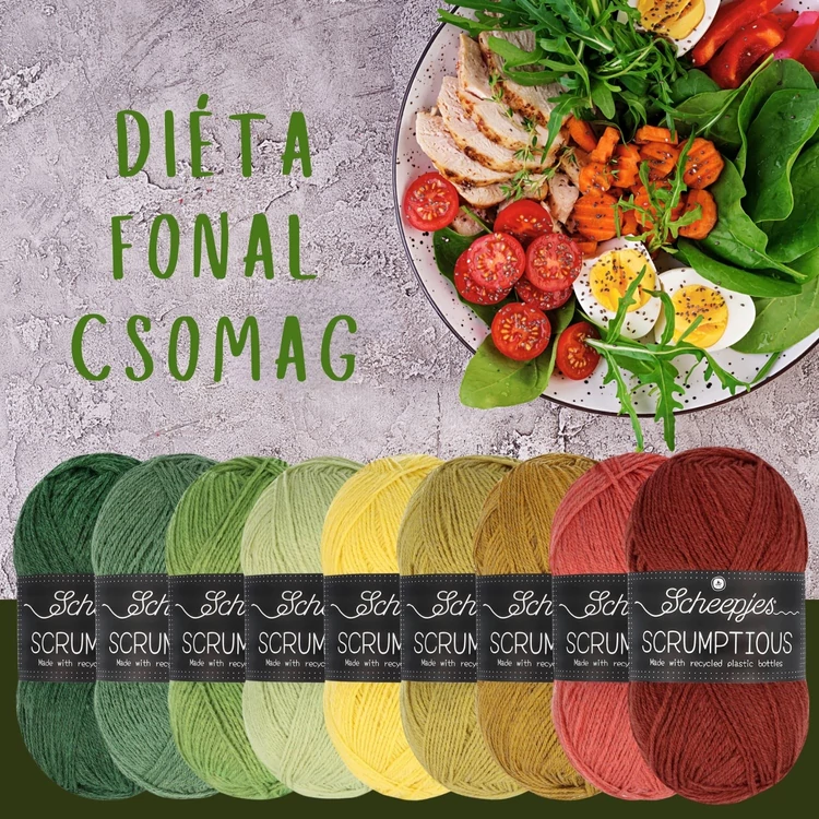 Scheepjes ScrumptiousTemperature Blanket- Yarn Pack - Hőmérséklet Takaró Fonalcsomag