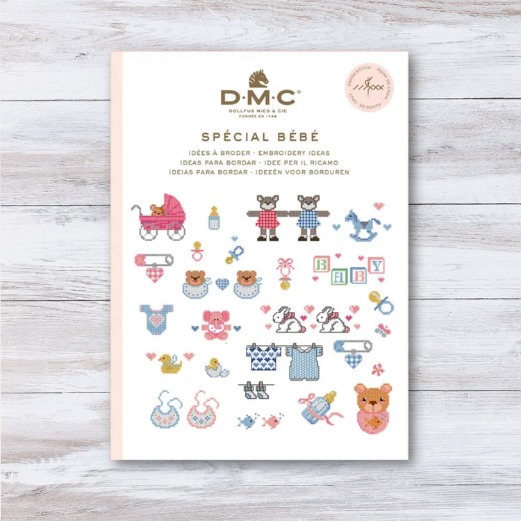 DMC Mini Booklet - keresztszemes hímzések - Bébi minták