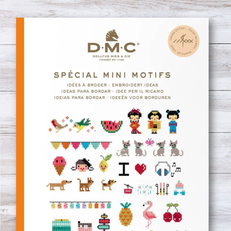 DMC Mini Booklet - keresztszemes hímzések - Mini Designs