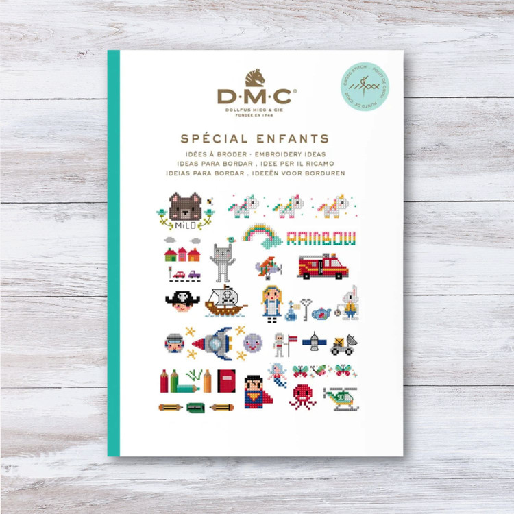 DMC Mini Booklet - keresztszemes hímzések - Gyerek Minták