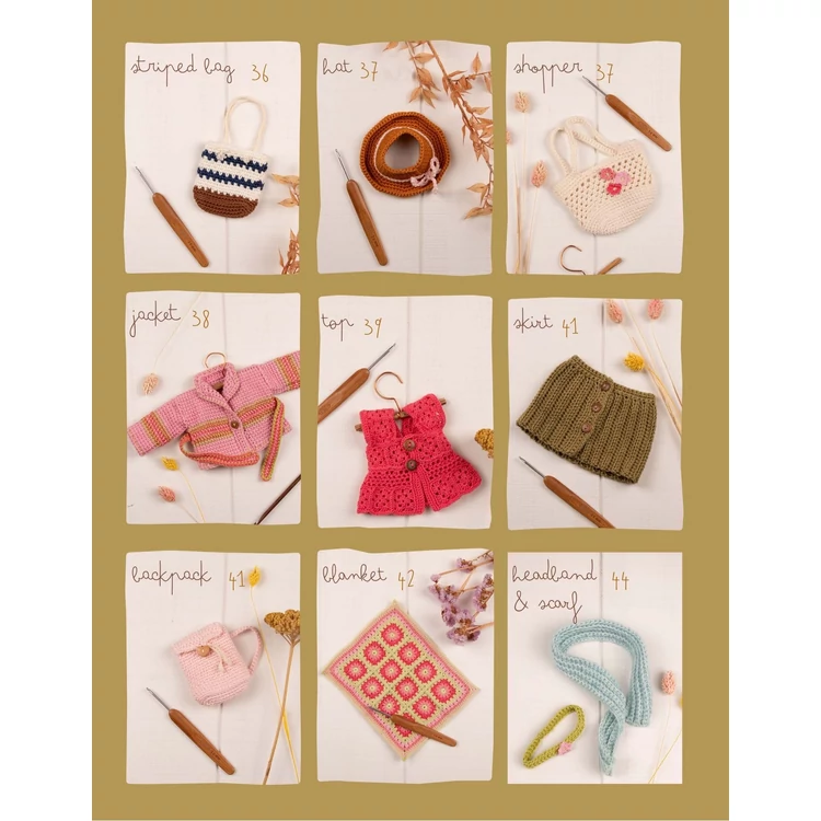 Scheepjes Rabbit, Deer and Mouse - 17 crochet / knitting patterns