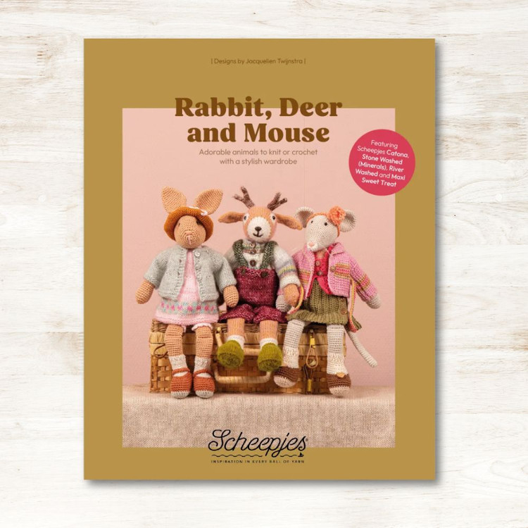 Scheepjes - Rabbit, Deer and Mouse - mintakönyv