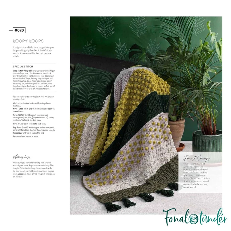 Mix & Match - Modern crochet blankets - Esme Crick - crochet book - horgolós könyv - 08