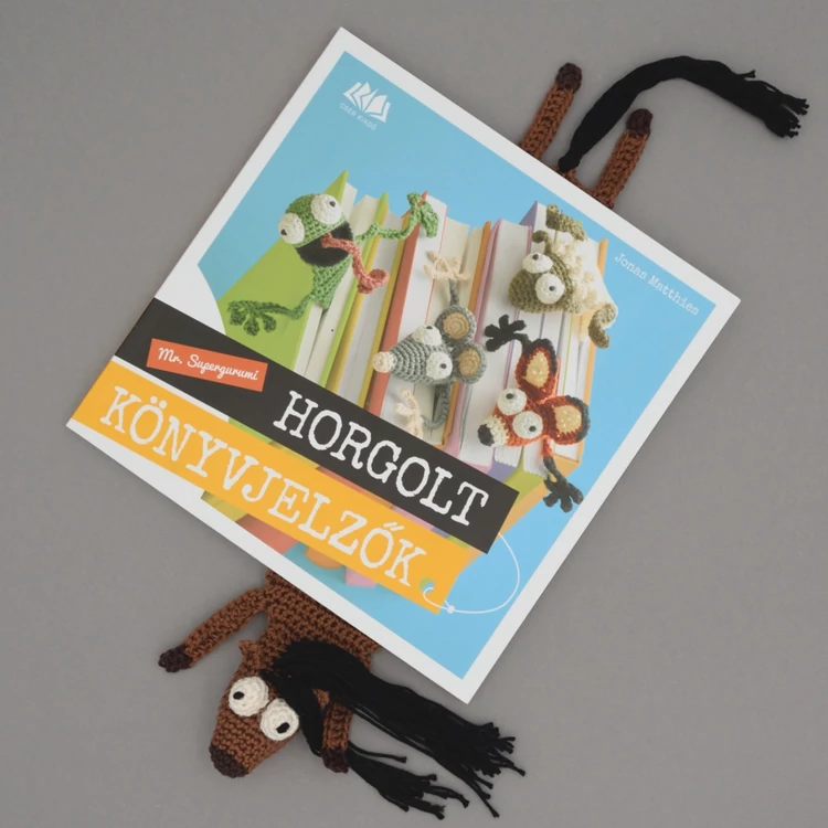 Horgolt Könyvjelzők - horgolás minta könyv - Bookies: Bookmarks to crohet