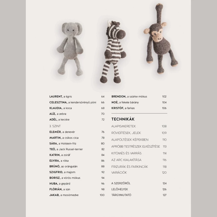 Edward Állatsereglete - figura horgolós könyv - Kerry Lord - 05