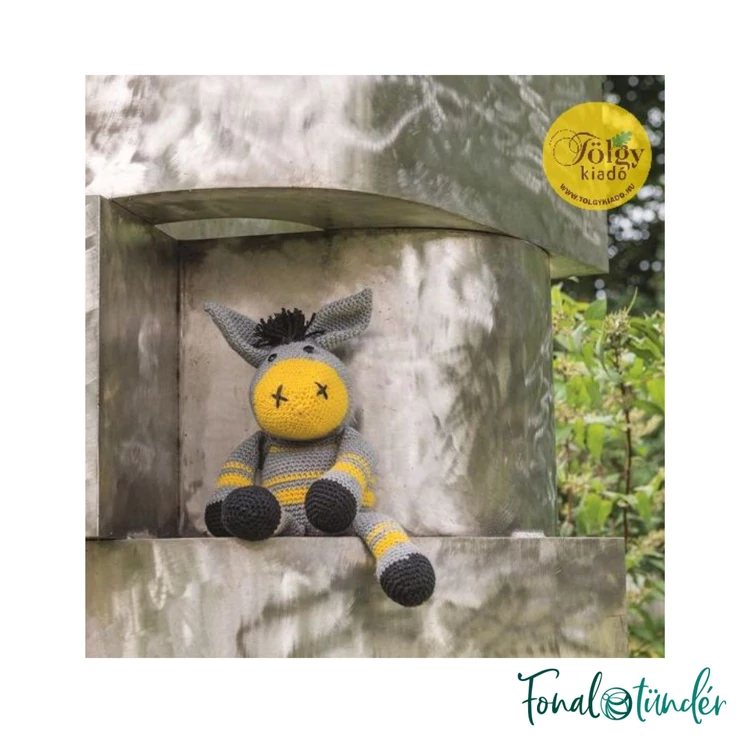 Horgoló ZOO - amigurumi horgolós könyv - színes horgolt állatkert - 03