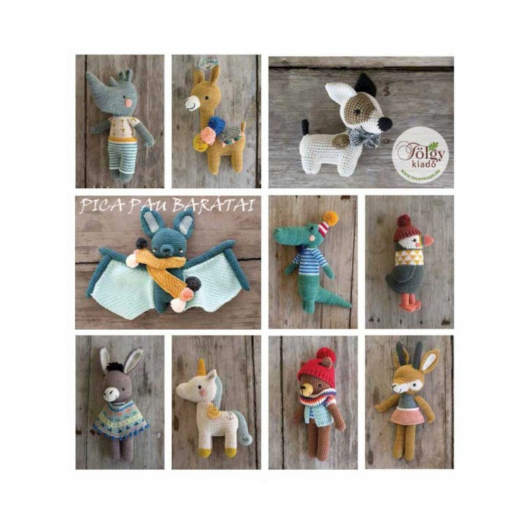 Pica Pau barátai - amigurumi horgolós könyv Pica Pau barátai - amigurumi horgolós könyv