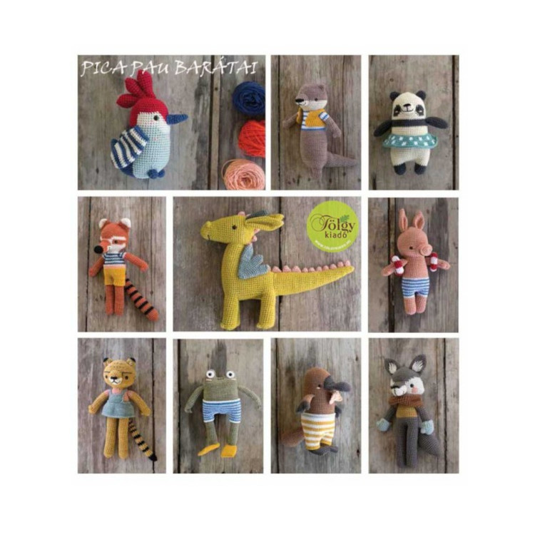 Pica Pau barátai - amigurumi horgolós könyv Pica Pau barátai - amigurumi horgolós könyv