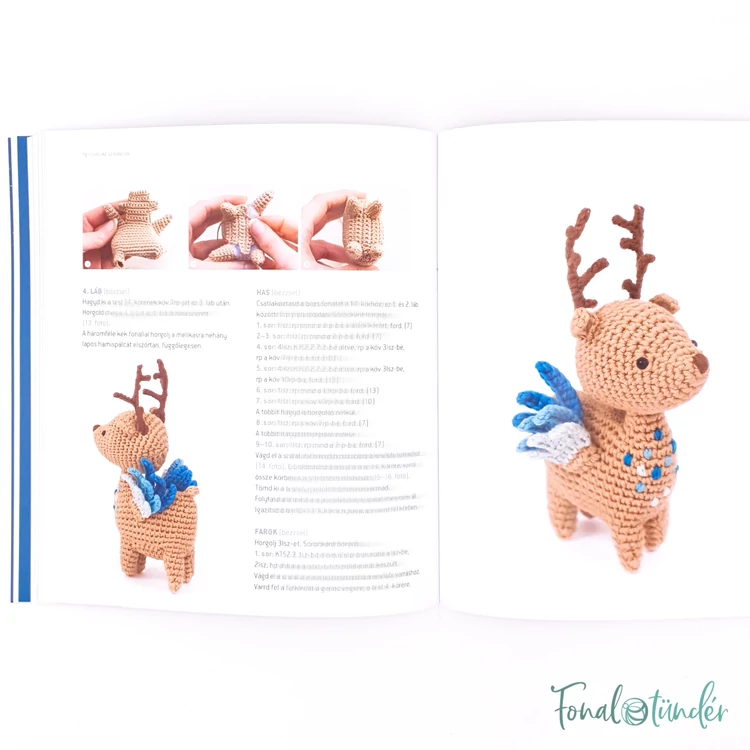 Amigurumi Varázslények - amigurumi figura horgolós könyv - kép 2