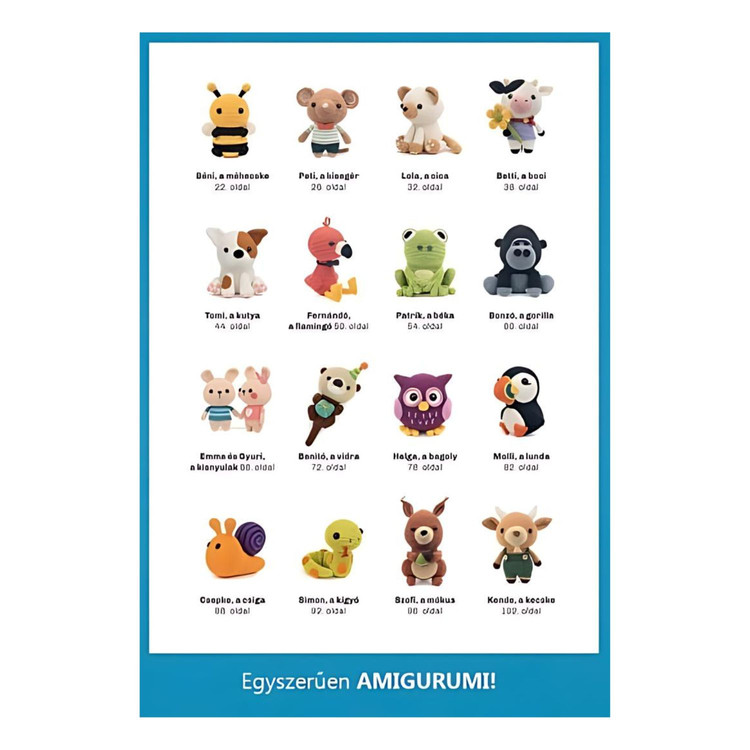 Egyszerűen Amigurumi! - horgolós könyv