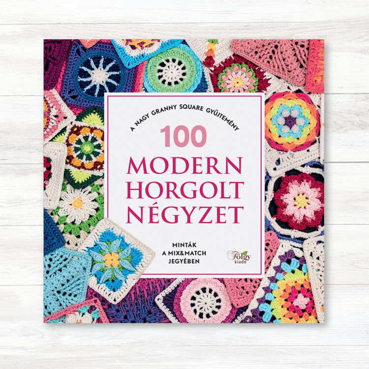 100 Modern horgolt négyzet - könyv