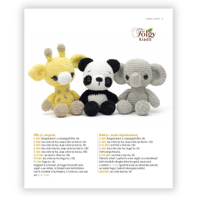 Amigurumi Plüsik - Theresa's Crochet Shop - horgolós könyv