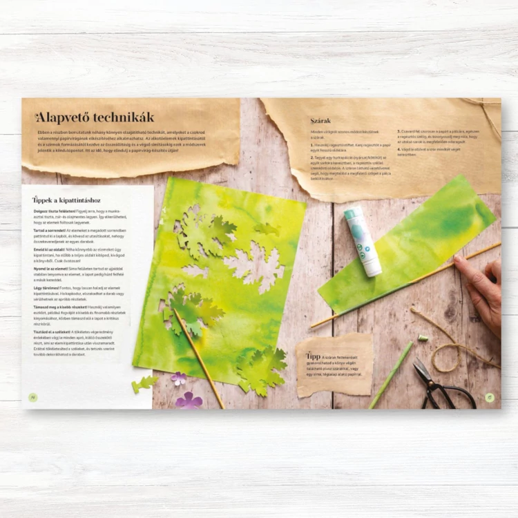 Papírvirágok - könyvből virágcsokor - Prudence Rogers