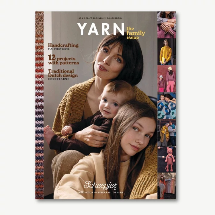 Scheepjes Yarn Magazine 18 The Family - knitting / crochet patterns - kötés és horgolás magazin