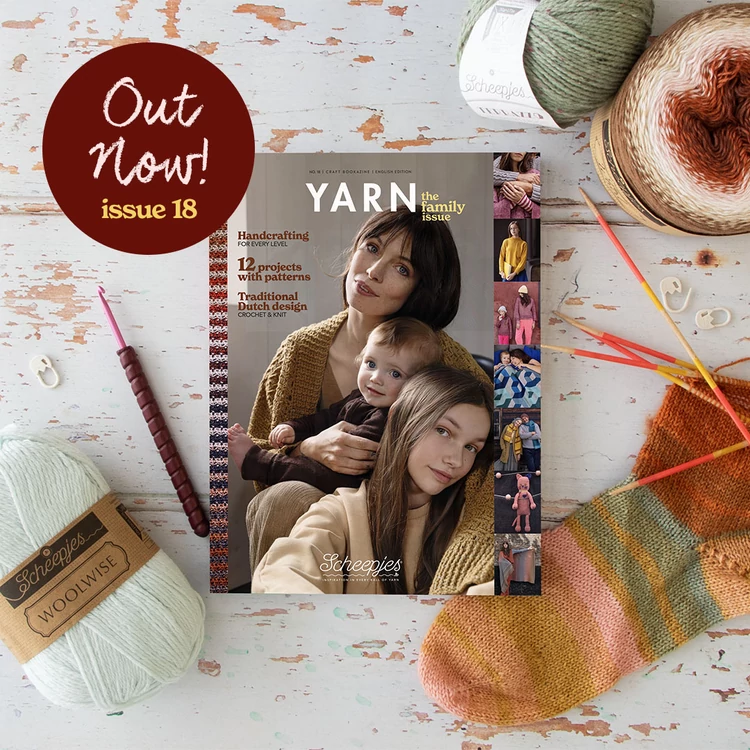 Scheepjes Yarn Magazine 18 The Family - knitting / crochet patterns - kötés és horgolás magazin