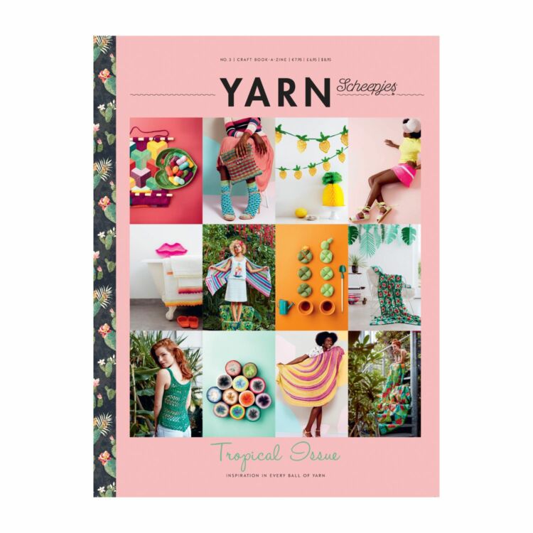 Scheepjes Yarn Magazine 3 - The Tropical Issue - knitting / crochet patterns - kötés és horgolás magazin