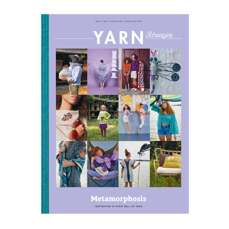 Scheepjes Yarn Magazine 15 - Metamorphosis - knitting / crochet patterns - kötés és horgolás magazin